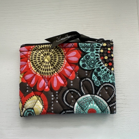 Vera Bradley coin purse Flower Shower EUC - Picture 2 of 2